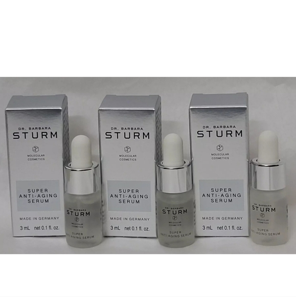 Dr. Barbara STURM Super Anti-Aging Serum 3ml / 0.1 fl oz (Lot of 3 mini bottles) - Picture 3 of 4